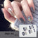 3D Laser Bronzing Nail Sticker