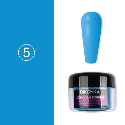 15g Acrylic Powder Sky Blue Carved Nail Art Pigment