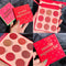 Nine-Color Fruit Eyeshadow Tray Peach Strawberry Orange Soda Honey Tray Pearl Sequins Daily Wild Net Red