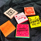 Nine-Color Fruit Eyeshadow Tray Peach Strawberry Orange Soda Honey Tray Pearl Sequins Daily Wild Net Red
