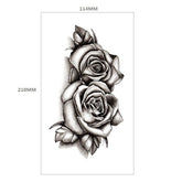 Patterned Animal Hand-Painted Plain Flower Personality Fashion  Waterproof Tattoo Sticker