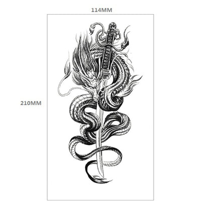 Patterned Animal Hand-Painted Plain Flower Personality Fashion  Waterproof Tattoo Sticker