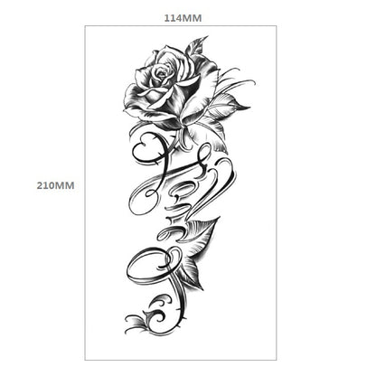Patterned Animal Hand-Painted Plain Flower Personality Fashion  Waterproof Tattoo Sticker