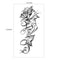 Patterned Animal Hand-Painted Plain Flower Personality Fashion  Waterproof Tattoo Sticker