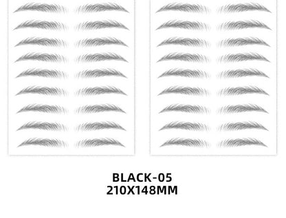 6D Imitation Ecological Eyebrow Stickers Waterproof And Environmental Protection