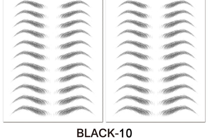 6D Imitation Ecological Eyebrow Stickers Waterproof And Environmental Protection