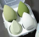 Éponge à poudre ultra douce, coussin d'air, coton, n'absorbe pas la poudre ni le maquillage, utilisable sèche ou humide.