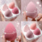 Éponge à poudre ultra douce, coussin d'air, coton, n'absorbe pas la poudre ni le maquillage, utilisable sèche ou humide.