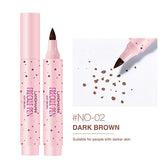 Natural Freckle Pen Faux Freckles Makeup Pen Long Lasting Waterproof Neutral Lightweight Freckle Makeup Tool
