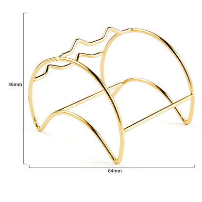 Beauty Egg Rack Spiral Cross Rabbit-Shaped Powder Puff Storage Rack Beauty Egg Tray Metal Drying Rack