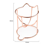 Beauty Egg Rack Spiral Cross Rabbit-Shaped Powder Puff Storage Rack Beauty Egg Tray Metal Drying Rack