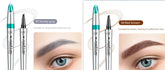 Four Prong Liquid Eyebrow Pencil Waterproof And Sweat Proof Makeup And Color Display