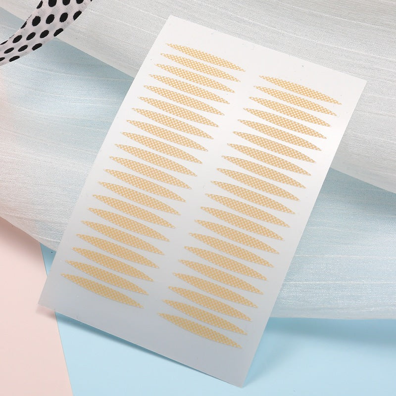 Flesh-colored Mesh Seamless Invisible Waterproof Double Eyelid Stickers