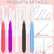 20 50 80 Pcs Micro Eyebrow & Lash Brush Set With Caps. Multifunctional For Brow Lamination, Extensions & Makeup. Includes Spoolies & Angled Brushes In 5 Colors. Ideal For Pros, Beginners & Travel