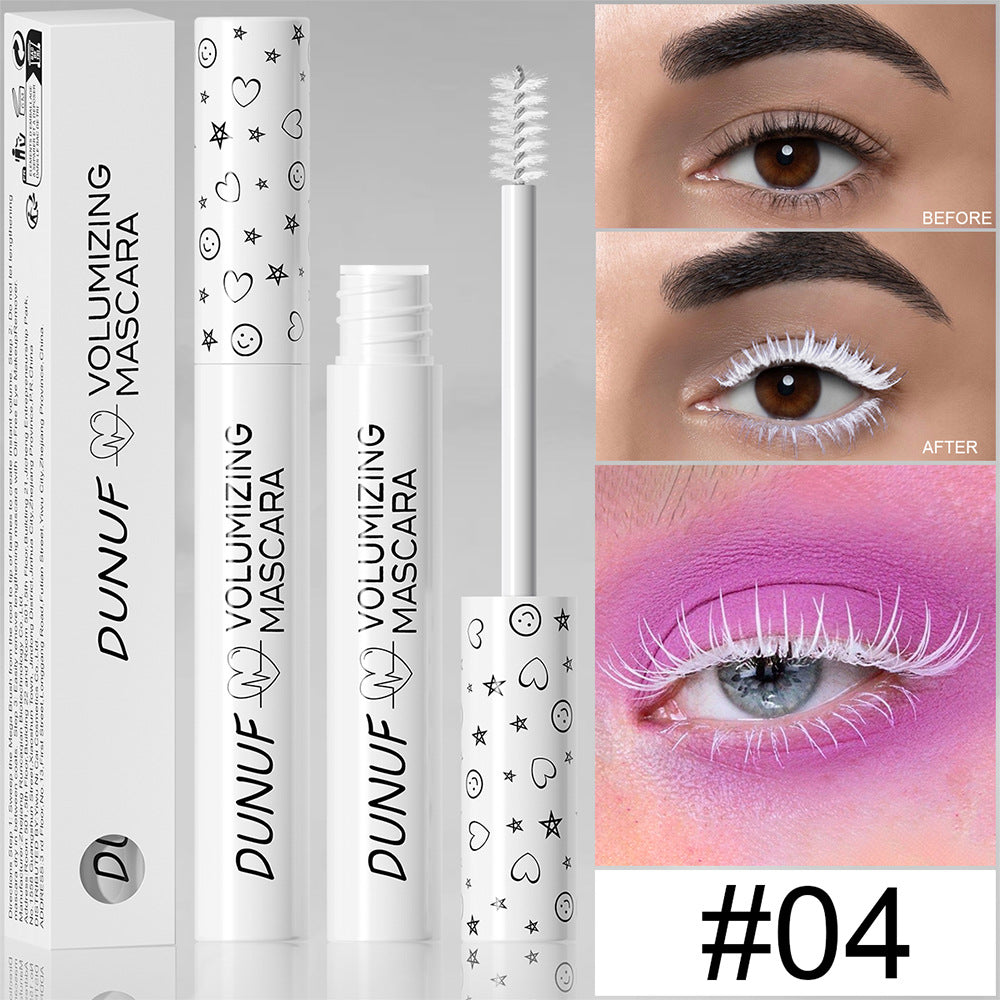 Long Lasting Waterproof Thick Long Curling Color Mascara