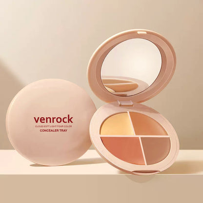 Cloud Soft Light Four Color Concealer Tray Clear To Take Paste