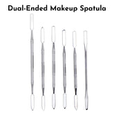Stainless Rod Depotting Mixing Tool Foundation Mixing Stick Spurtle Spatula Concealer Makeup Eye Shadow Cream Pigments Mixing Tool Nail Art Stirring Rod Cream