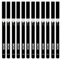 12 Piece White And Black Eyeliner Pencil Set  For Eyebrows, Eyeshadow And Lips. Includes Sharpener. Waterproof , Long-lasting