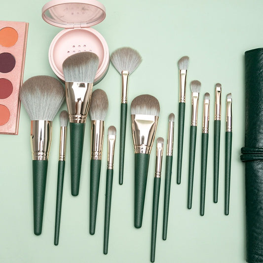 Fiber Hair Gradual Change Eyelash Eye Shadow Brush Makeup Beauty Tool