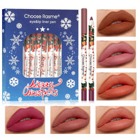 Christmas 12 Colors Mixed Lip Liner Suit