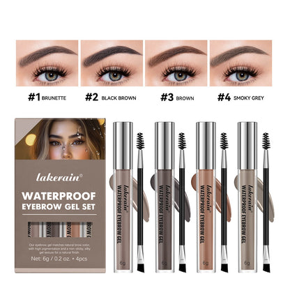 Waterproof Eyebrow Gel Suit Easy Thrush Anti-sweat Durable Not Easy To Makeup