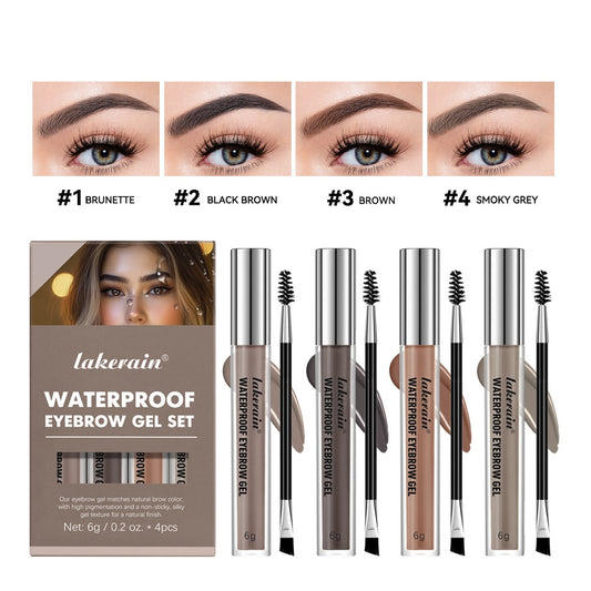 Waterproof Eyebrow Gel Suit Easy Thrush Anti-sweat Durable Not Easy To Makeup