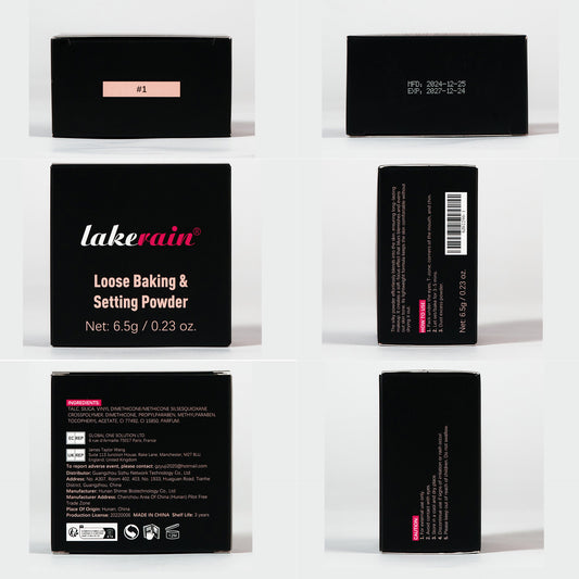 Square Box Finishing Loose Powder Even Skin Color