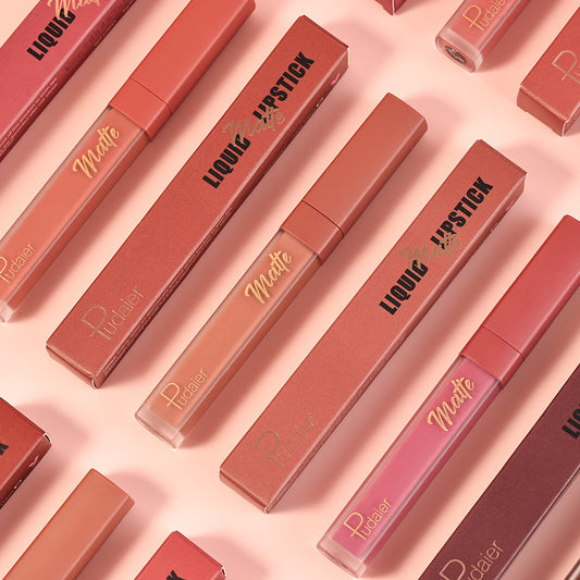 12 Colors Matte Lip Gloss Matte Surface