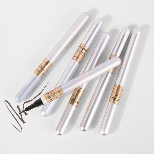Quick-drying Durable Waterproof And Sweatproof Not Smudge Smear-proof Makeup Brown Liquid Eyeliner