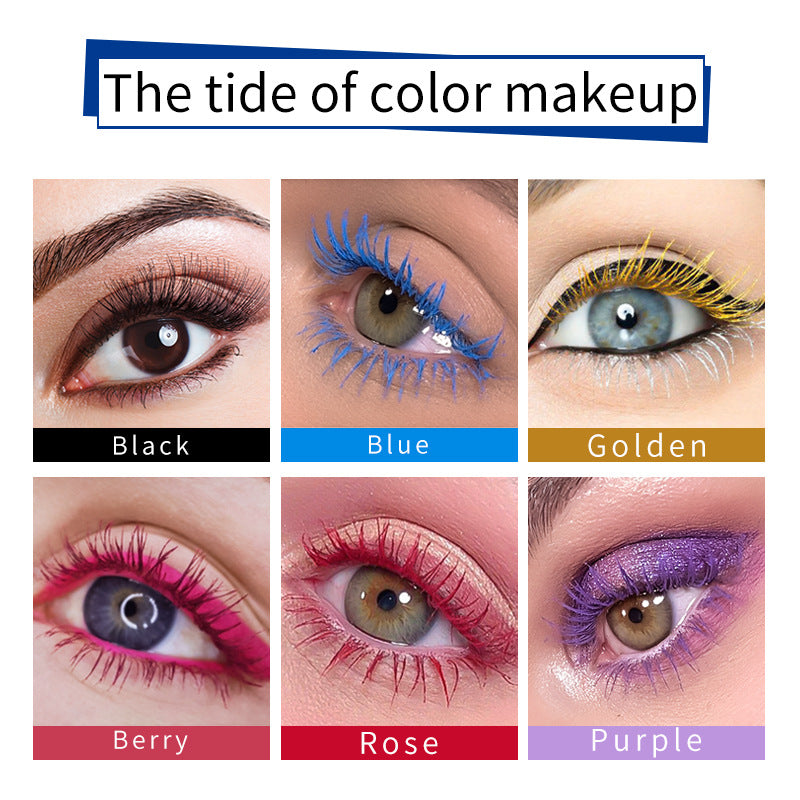 Beauty Color Mascara Long Curling Waterproof