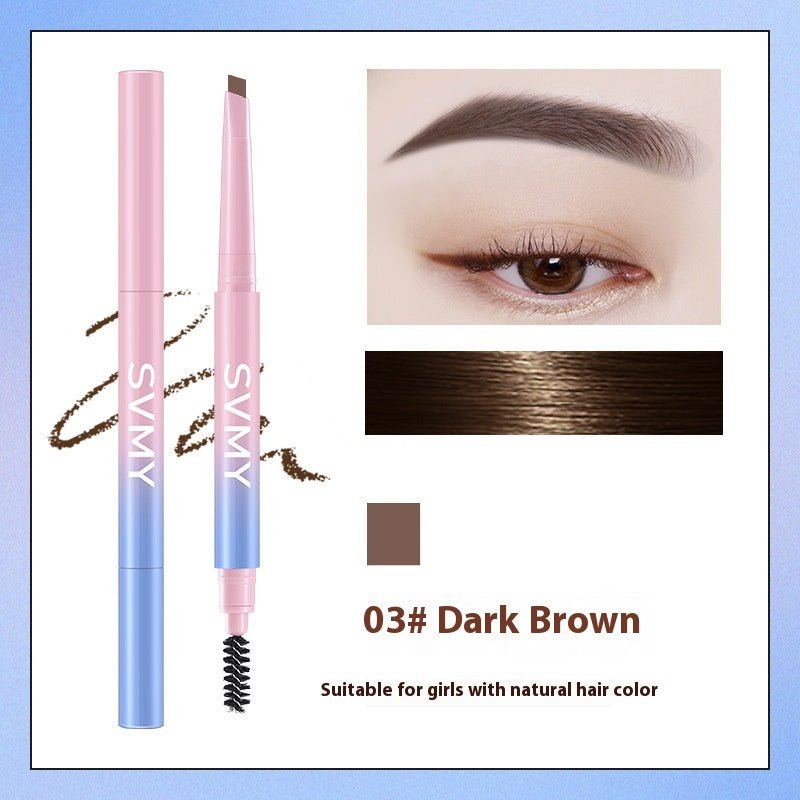 Small Triangle Eyebrow Pencil Not Smudge Double-headed Novice