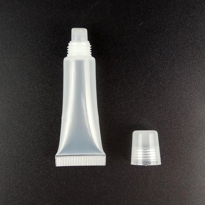Lip Gloss Balm Cosmetic-Containers Refillable Empty 5ml Makeup-Tools Clear 10pcs/Pack