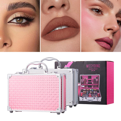 Natural Long Lasting Lipstick Eye Shadow Multifunctional Makeup Set