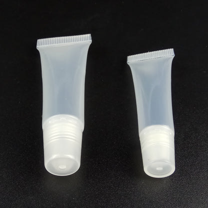 Lip Gloss Balm Cosmetic-Containers Refillable Empty 5ml Makeup-Tools Clear 10pcs/Pack