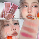 Afternoon Blusher Plate Natural Matte Long-lasting Rouge Student Makeup