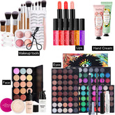 Multi Functional Portable Household Eye Shadow Dish Lip Gloss Set