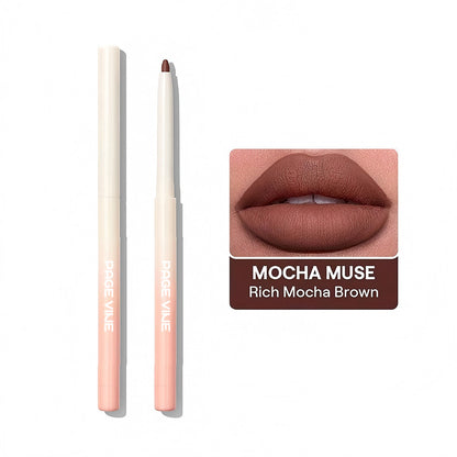 Cross-border Beauty PAGE VINE Smart And Fine Lip Liner Smooth And Quick-drying Long Lasting Waterproof No Stain On Cup Lip Pencil