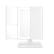 Desktop Fill Light With Light Folding Tri-fold Shell L Makeup Mirror