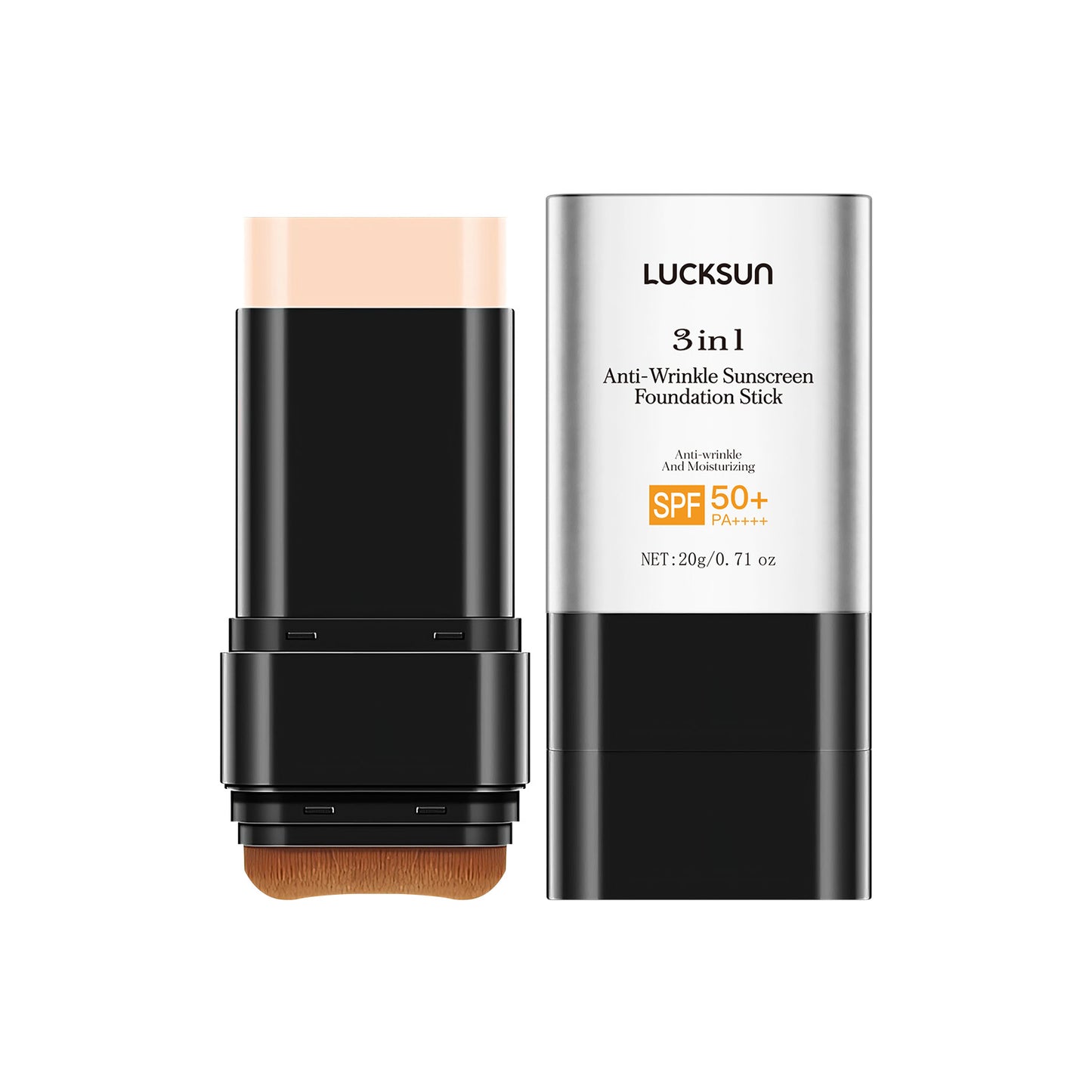 Three-in-one Anti-wrinkle Natural Long Lasting Concealer UV Protection Foundation Cream