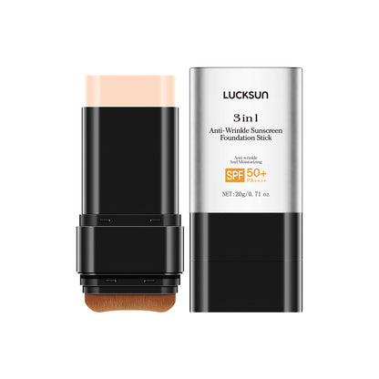 Three-in-one Anti-wrinkle Natural Long Lasting Concealer UV Protection Foundation Cream