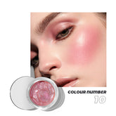 Pudaier10 Color Liquid Blush Dual-use Repair Natural Thin And Glittering Highlight