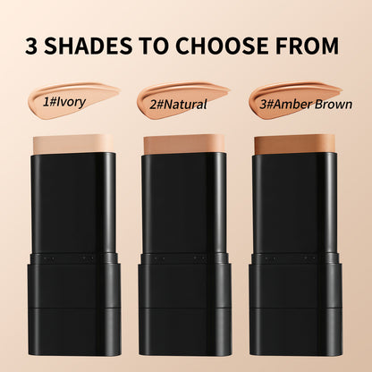 Concealer Waterproof Double-ended Makeup Brush 2-in-1 Stick Foundation