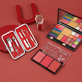 Makeup Eye Shadow Plate Blush Sunglasses Hand Gift Suit