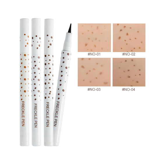 Dark Brown Freckle Pen - Waterproof, Long-lasting Cosmetic Marker For Natural Freckles. Precision Tip For Face & Body. Daily Or Special Occasion Use.