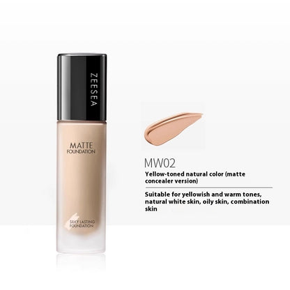 ZEESEA ZEESEA Liquid Foundation Concealer Makeup Mixed Dry Oily Skin Moisturizing