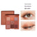 Nine Colors Matte Shimmer Sequins Earth Color Thin And Glittering Eye Shadow Plate