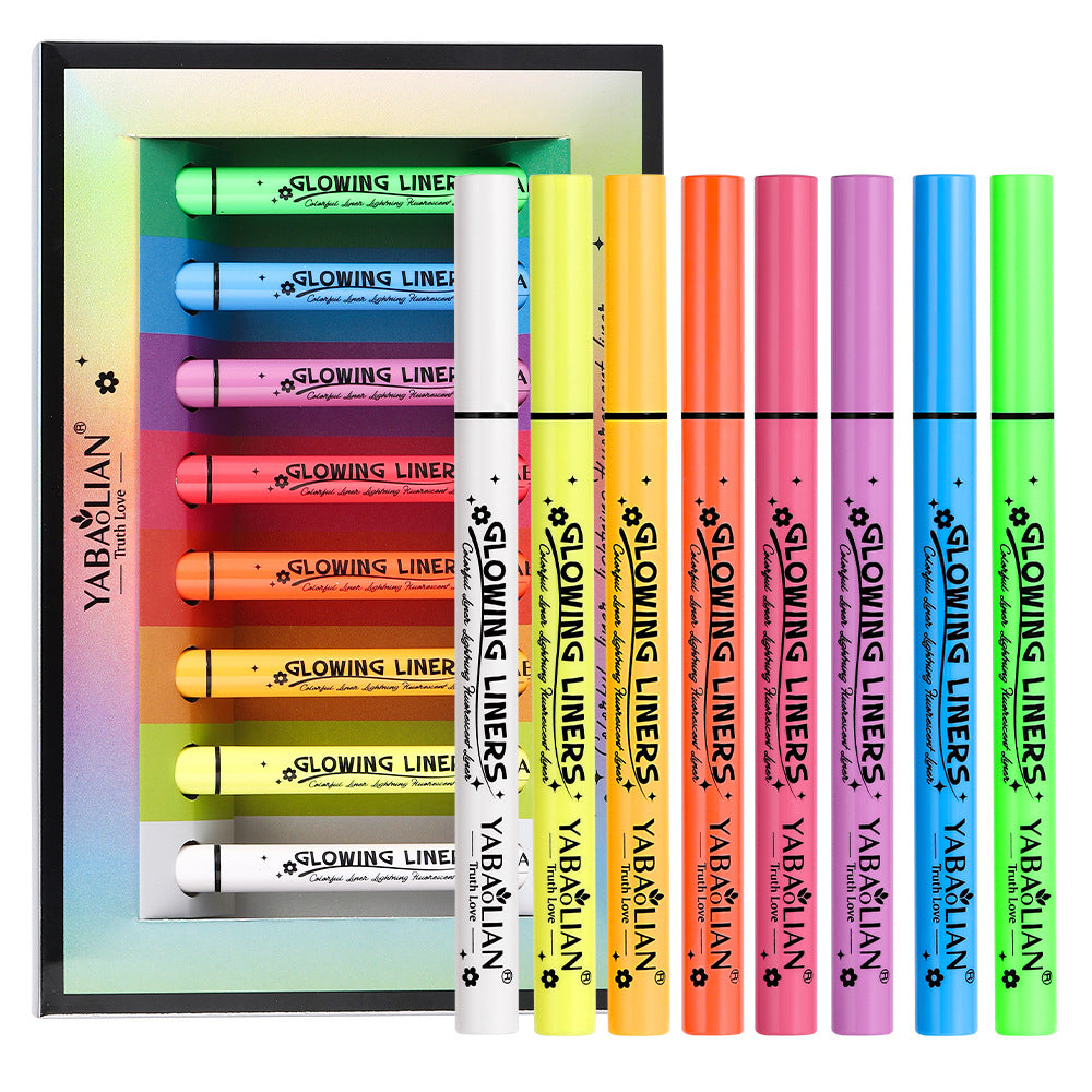 Eyeliner Fluorescent Makeup Waterproof And Sweatproof