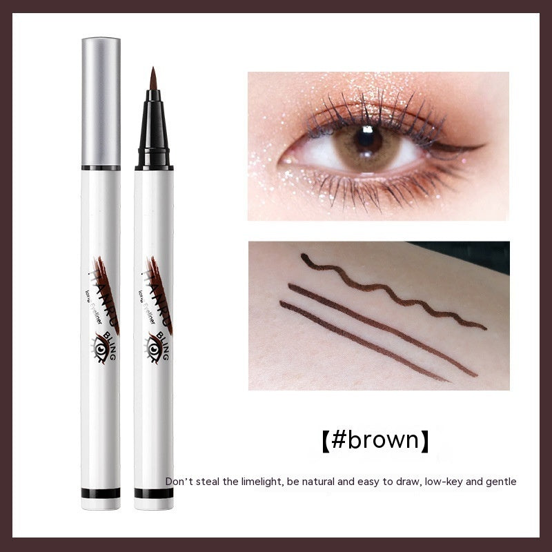 Waterproof And Sweat-proof Not Easy To Smudge Quick-drying Very Fine Liquid Eyeliner