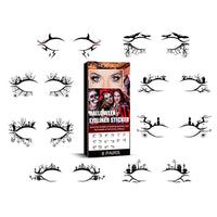 Bat Spider Decorative Eye Shadow Eyeliner Stickers