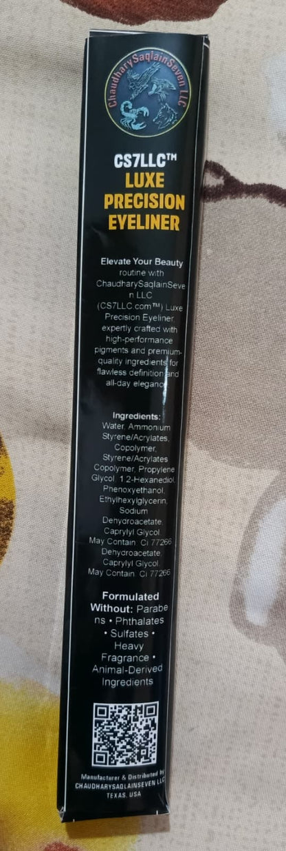 CS7LLC™ Luxe Precision Eyeliner – Ultra-Black, Waterproof & Infused with Premium Skin-Loving Ingredients